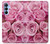 S2943 Pink Rose Case For Samsung Galaxy A15 5G