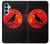 S3328 Crow Red Moon Case For Samsung Galaxy A15 5G