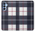 S3452 Plaid Fabric Pattern Case For Samsung Galaxy A15 5G