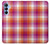 S3941 LGBT Lesbian Pride Flag Plaid Case For Samsung Galaxy A15 5G