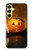 S1083 Pumpkin Spider Candles Halloween Case For Samsung Galaxy A25 5G
