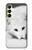 S2569 White Arctic Fox Case For Samsung Galaxy A25 5G