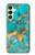S2906 Aqua Turquoise Stone Case For Samsung Galaxy A25 5G