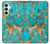 S2906 Aqua Turquoise Stone Case For Samsung Galaxy A25 5G