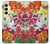 S3205 Retro Art Flowers Case For Samsung Galaxy A25 5G