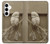 S1386 Paper Sculpture Owl Case For Samsung Galaxy A35 5G