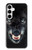 S2823 Black Wolf Blue Eyes Face Case For Samsung Galaxy A35 5G