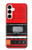 S3204 Red Cassette Recorder Graphic Case For Samsung Galaxy A35 5G