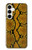S3365 Yellow Python Skin Graphic Print Case For Samsung Galaxy A35 5G