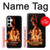 S3379 Fire Frame Case For Samsung Galaxy A35 5G