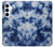 S3439 Fabric Indigo Tie Dye Case For Samsung Galaxy A35 5G