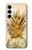 S3490 Gold Pineapple Case For Samsung Galaxy A35 5G