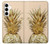 S3490 Gold Pineapple Case For Samsung Galaxy A35 5G