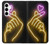 S3512 Cute Mini Heart Neon Graphic Case For Samsung Galaxy A35 5G