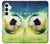 S3844 Glowing Football Soccer Ball Case For Samsung Galaxy A35 5G