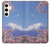 S1060 Mount Fuji Sakura Cherry Blossom Case For Samsung Galaxy S24
