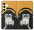 S2324 Funny Monkey with Headphone Pop Music Case For Samsung Galaxy S24