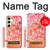 S2543 Japanese Kimono Style Flower Pattern Case For Samsung Galaxy S24