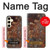 S2714 Rust Steel Texture Graphic Printed Case For Samsung Galaxy S24