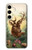 S2841 Vintage Reindeer Christmas Case For Samsung Galaxy S24