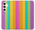 S3678 Colorful Rainbow Vertical Case For Samsung Galaxy S24