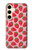 S3719 Strawberry Pattern Case For Samsung Galaxy S24