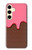 S3754 Strawberry Ice Cream Cone Case For Samsung Galaxy S24
