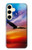 S3841 Bald Eagle Flying Colorful Sky Case For Samsung Galaxy S24