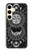 S3854 Mystical Sun Face Crescent Moon Case For Samsung Galaxy S24