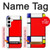 S0157 Composition Red Blue Yellow Case For Samsung Galaxy S24 Plus