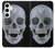 S1286 Diamond Skull Case For Samsung Galaxy S24 Plus