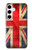 S2303 British UK Vintage Flag Case For Samsung Galaxy S24 Plus