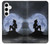 S2668 Mermaid Silhouette Moon Night Case For Samsung Galaxy S24 Plus