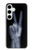 S3101 X-ray Peace Sign Fingers Case For Samsung Galaxy S24 Plus