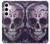 S3582 Purple Sugar Skull Case For Samsung Galaxy S24 Plus