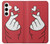 S3701 Mini Heart Love Sign Case For Samsung Galaxy S24 Plus