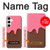 S3754 Strawberry Ice Cream Cone Case For Samsung Galaxy S24 Plus