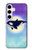 S3807 Killer Whale Orca Moon Pastel Fantasy Case For Samsung Galaxy S24 Plus