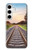 S3866 Railway Straight Train Track Case For Samsung Galaxy S24 Plus