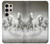 S0933 White Horses Case For Samsung Galaxy S24 Ultra