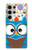 S2521 Cute Nerd Owl Cartoon Case For Samsung Galaxy S24 Ultra