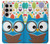 S2521 Cute Nerd Owl Cartoon Case For Samsung Galaxy S24 Ultra