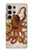 S2801 Vintage Octopus Case For Samsung Galaxy S24 Ultra S2801 Vintage Octopus Case For Samsung Galaxy S24 Ultra