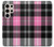 S3091 Pink Plaid Pattern Case For Samsung Galaxy S24 Ultra