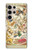 S3145 Antique Constellation Star Sky Map Case For Samsung Galaxy S24 Ultra