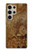 S3456 Vintage Paper Clock Steampunk Case For Samsung Galaxy S24 Ultra