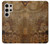 S3456 Vintage Paper Clock Steampunk Case For Samsung Galaxy S24 Ultra