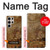 S3456 Vintage Paper Clock Steampunk Case For Samsung Galaxy S24 Ultra