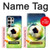 S3844 Glowing Football Soccer Ball Case For Samsung Galaxy S24 Ultra