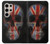 S3848 United Kingdom Flag Skull Case For Samsung Galaxy S24 Ultra